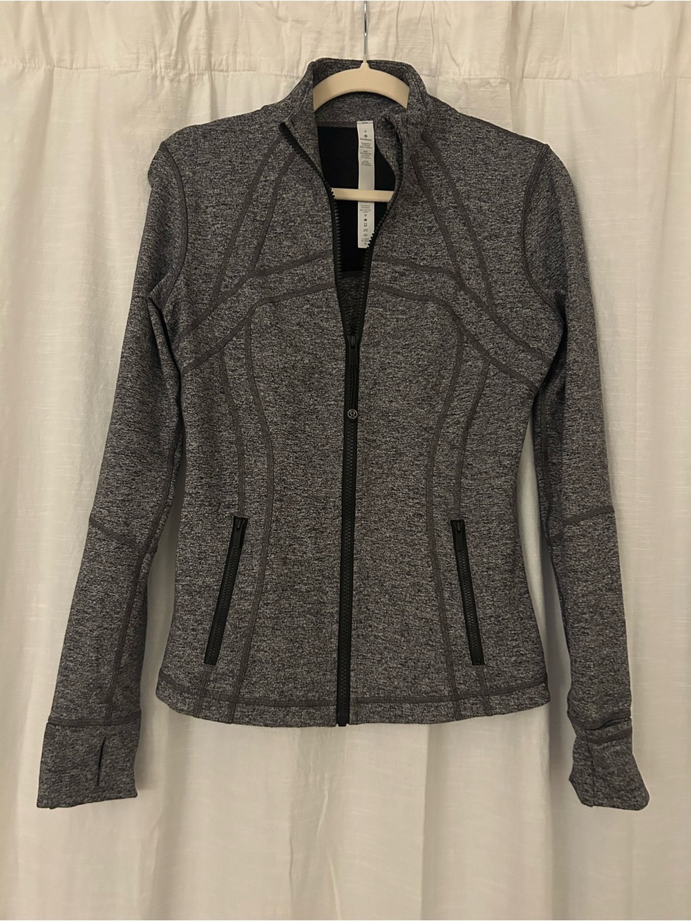 Lululemon Gray Women's Full-Zip Athletic Jacket
